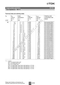 B41042A8827M Datasheet Page 15