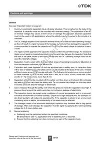 B41042A8827M Datasheet Page 21