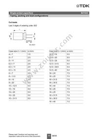 B41043B6337M Datasheet Page 17