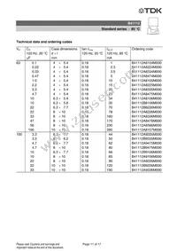 B41112A4106M000 Datasheet Page 11