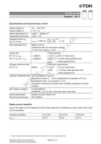 B41458B8150M003 Datasheet Page 3