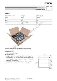 B41458B8150M003 Datasheet Page 5