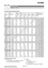 B41458B8150M003 Datasheet Page 8