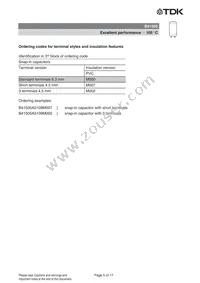 B41505A8109M Datasheet Page 5