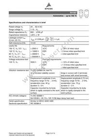 B41607A8158M009 Datasheet Page 3