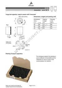 B41607A8158M009 Datasheet Page 5