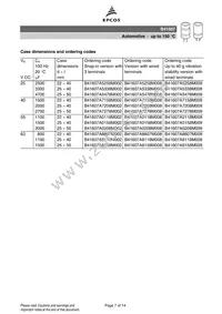 B41607A8158M009 Datasheet Page 7