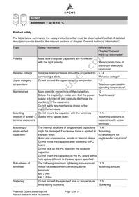 B41607A8158M009 Datasheet Page 12