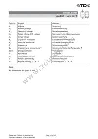 B41691A7278Q7 Datasheet Page 15