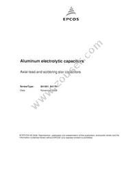 B41691A8227Q7 Datasheet Cover