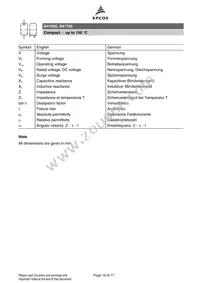 B41695A8228Q7 Datasheet Page 16