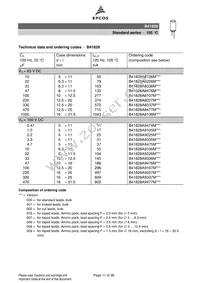 B41828C4478M Datasheet Page 11