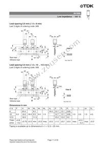 B41856C7108M000 Datasheet Page 11