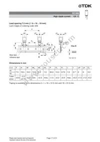 B41866G8687M008 Datasheet Page 17