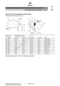 B41868W6108M Datasheet Page 19