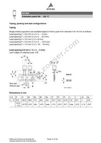 B41890A7108M003 Datasheet Page 12