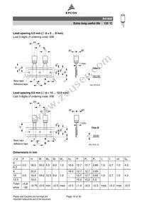 B41896C8397M008 Datasheet Page 19