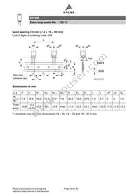 B41896C8397M008 Datasheet Page 20