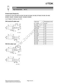 B43086F2826M Datasheet Page 16