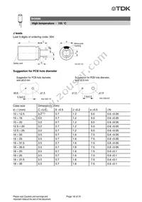 B43086F2826M Datasheet Page 18