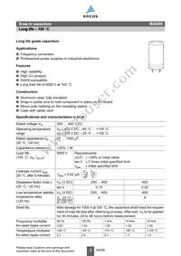 B43255A4567M Datasheet Page 2