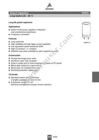 B43501A5227M Datasheet Cover