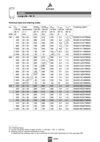 B43501A5227M Datasheet Page 6