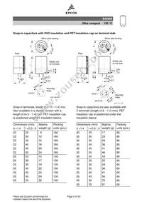 B43508A5687M000 Datasheet Page 5