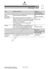 B43508A5687M000 Datasheet Page 17