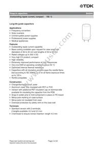 B43544A6477M087 Datasheet Page 2