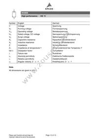 B43698B5226Q7 Datasheet Page 12