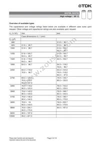 B43700B8688M050 Datasheet Page 9