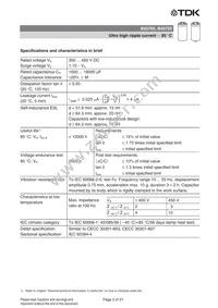 B43705A5129M000 Datasheet Page 3