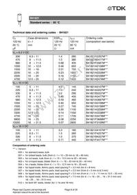 B43821F2337M000 Datasheet Page 9