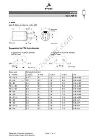 B43866A2227M Datasheet Page 17