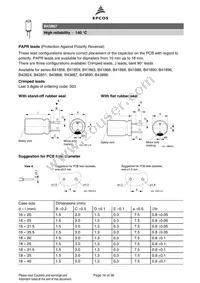 B43867A4336M Datasheet Page 16