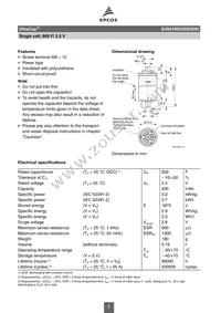 B49410B2605Q000 Datasheet Page 2