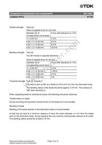 B57150K1242J000 Datasheet Page 10