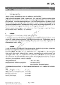 B57150K1242J000 Datasheet Page 11