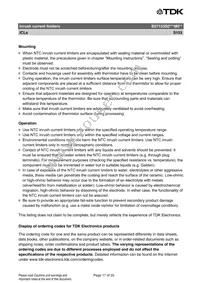 B57153S0809M051 Datasheet Page 17