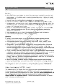 B57235S0479M000 Datasheet Page 17