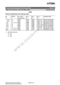 B57261V2333J060 Datasheet Page 3