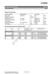 B57276K0123A028 Datasheet Page 3