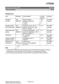 B57276K0123A028 Datasheet Page 4