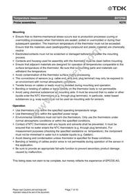 B57276K0123A028 Datasheet Page 7