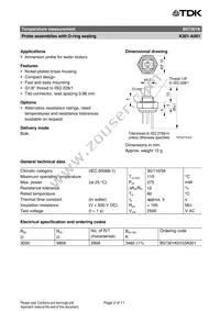 B57301K0103A001 Datasheet Page 2