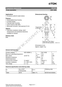 B57301K0103A003 Datasheet Page 2