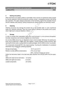 B57350K102J Datasheet Page 11