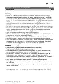 B57350K102J Datasheet Page 14