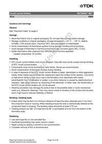 B57364S2509A2 Datasheet Page 16